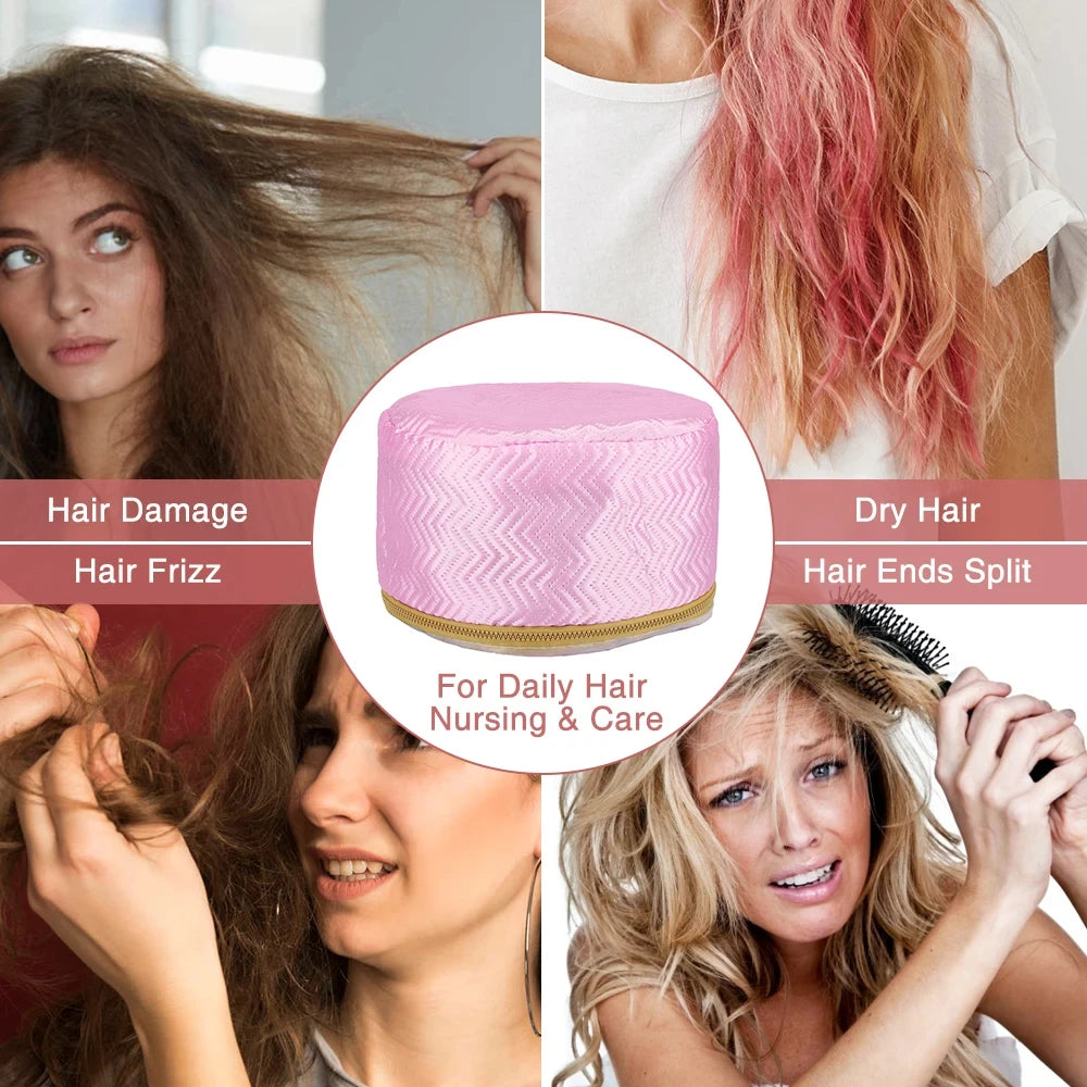 Bloovely - Cuffia Termica per Trattamento Capelli Spa