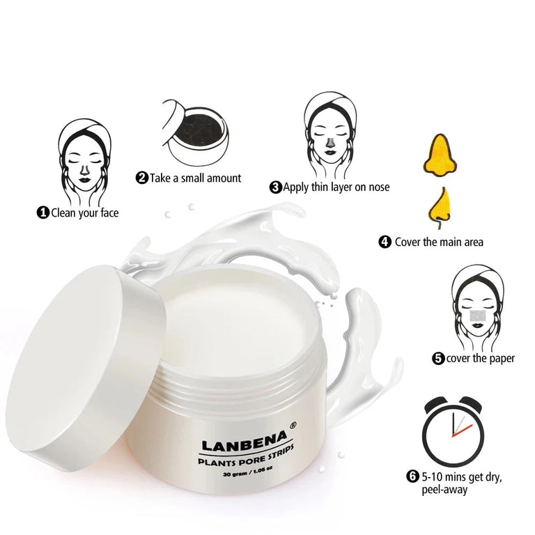 Bloovely - Maschera Viso Purificante Anti-Punti Neri ed Acne